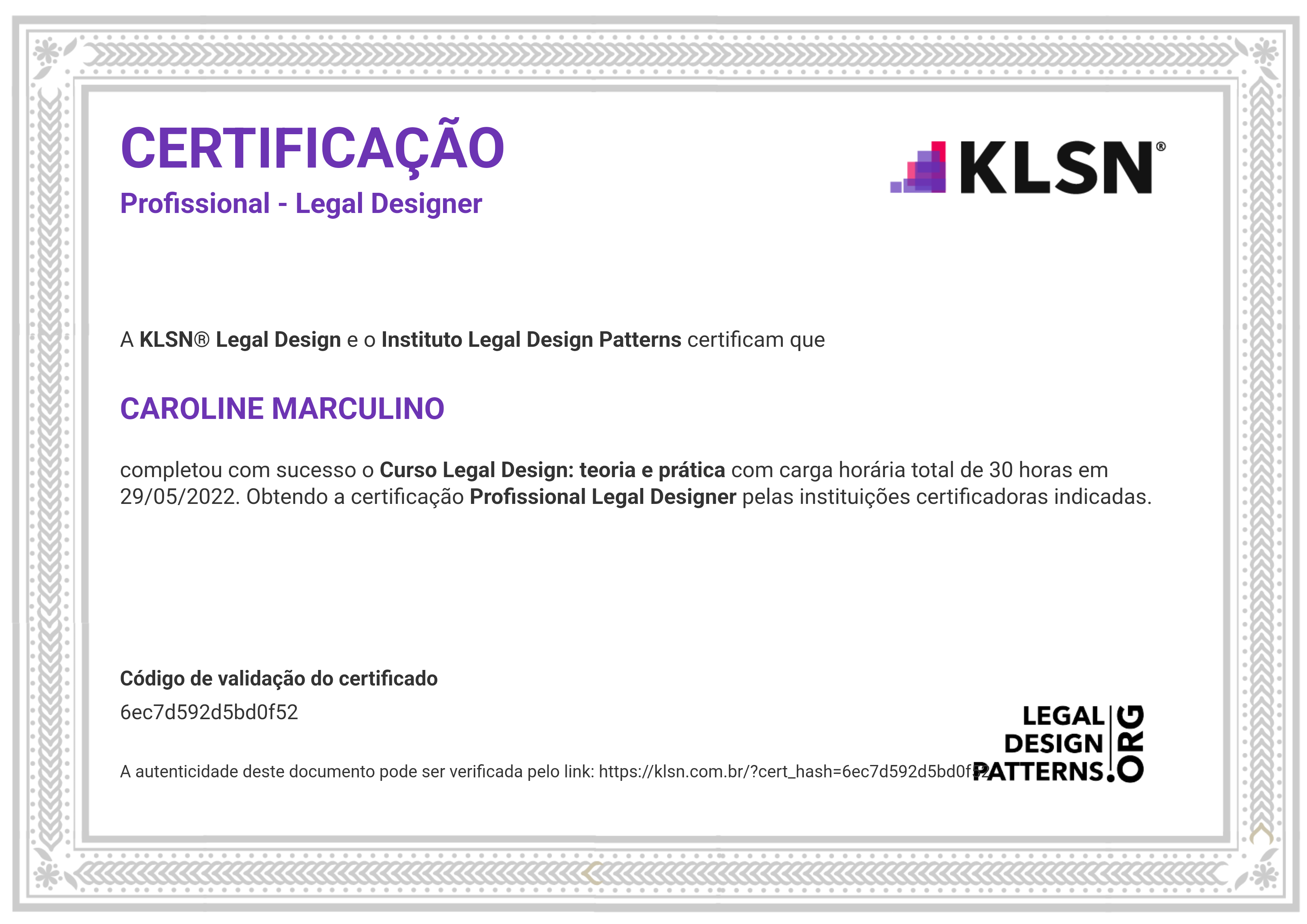 Curso Legal Design: teoria e prática